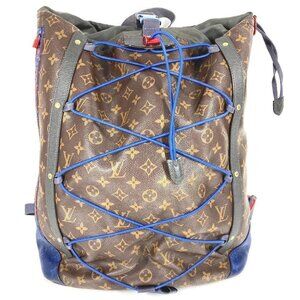 LOUIS VUITTON M43834 Monogram Kim Jones Pacific drawstring bag Backpack